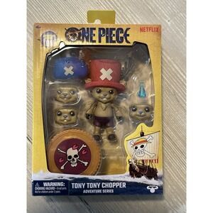 Netflix One Piece Adventure Series 01: TONY TONY CHOPPER 4" Figure w/Accessories